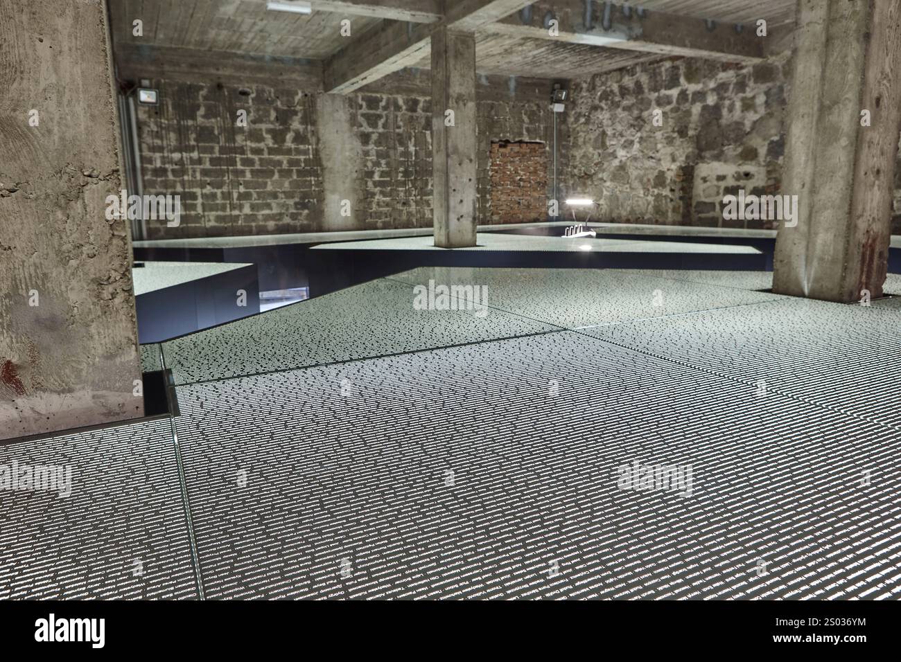 Memoriale del campo di concentramento di Mauthausen. Vittime di guerra. Austria Foto Stock