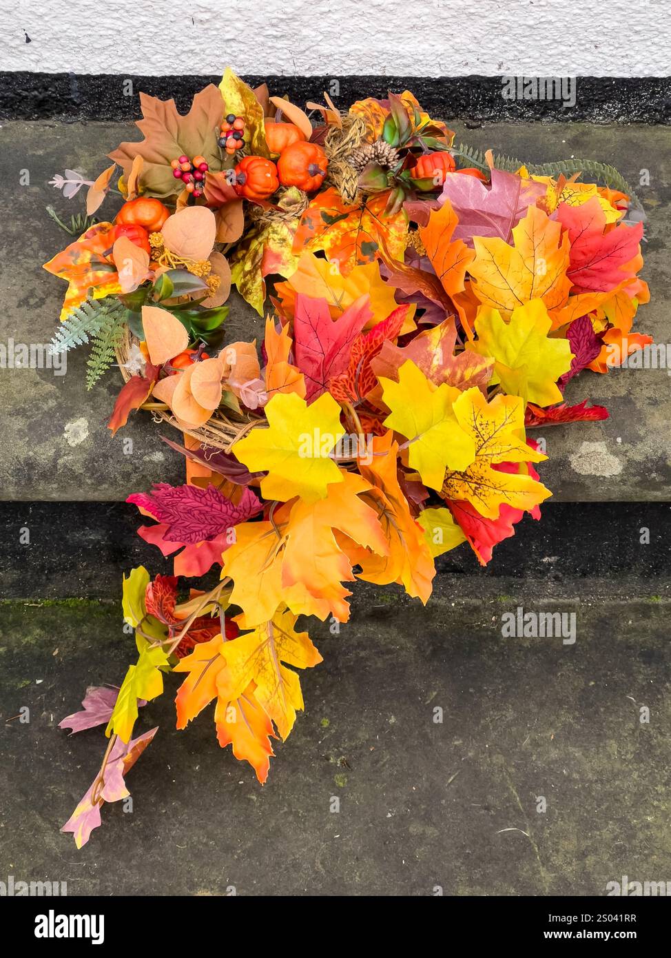 Ghirlanda Autunnale 2m Foglie D'acero | 2 Pezzi, Rampicante Artificiale Per Decorazioni Casa, Ringraziamento