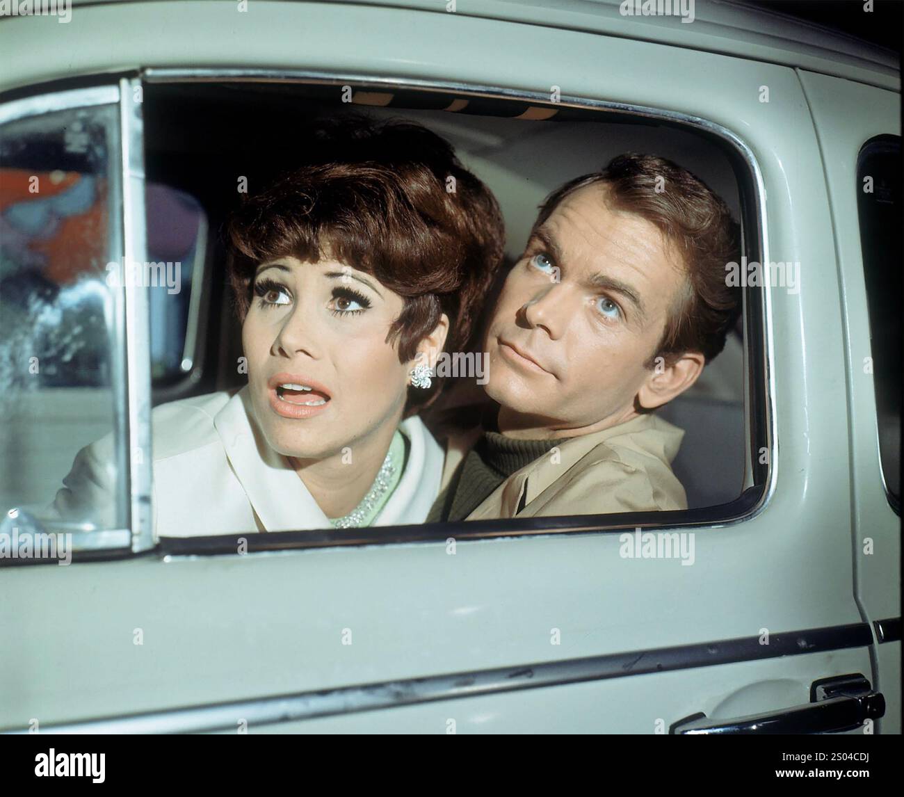 THE LOVE BUG 1969 Buena Vista Distribution film con Michele Lee e Dean Jones Foto Stock