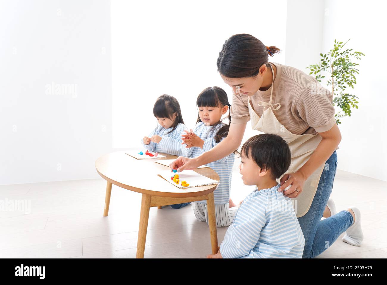 Scuola materna Foto Stock