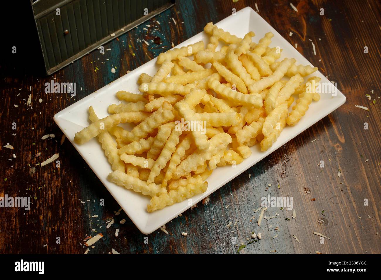 Immagini del cibo delle patatine fritte Foto Stock