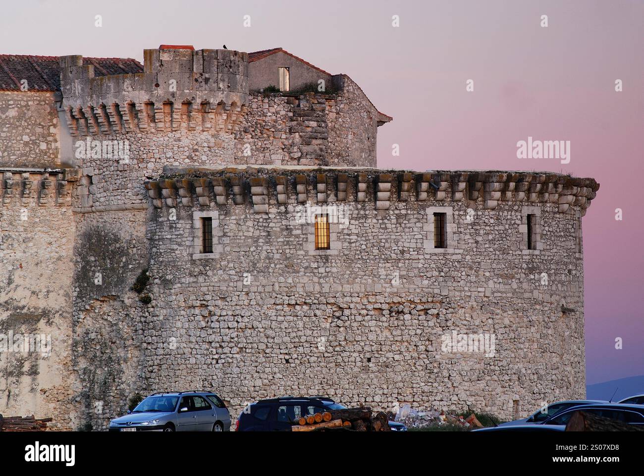 Castello di Cuellar, Segovia, Spagna Foto Stock