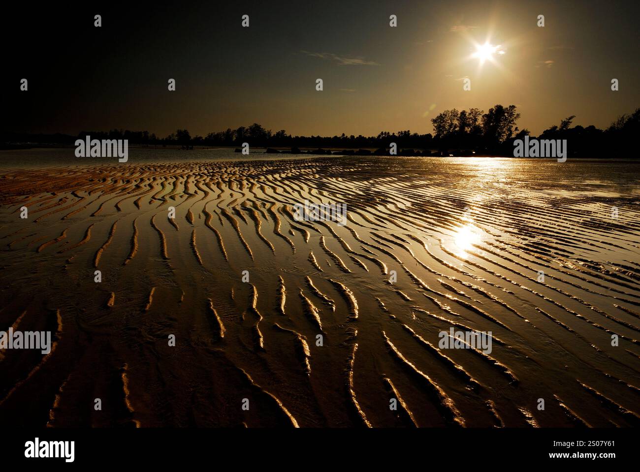 Cherating Beach, Pahang, Malesia Foto Stock