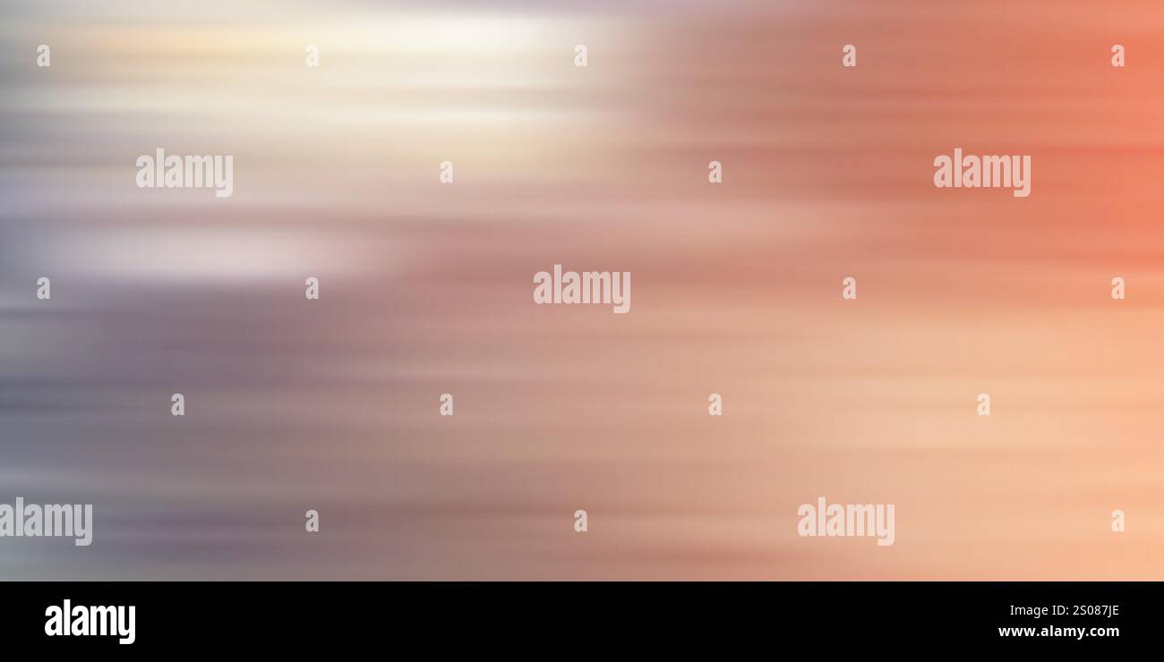 Sfocatura movimento colorato - sfondo astratto, design creativo con forme sfumate orizzontali Illustrazione Vettoriale