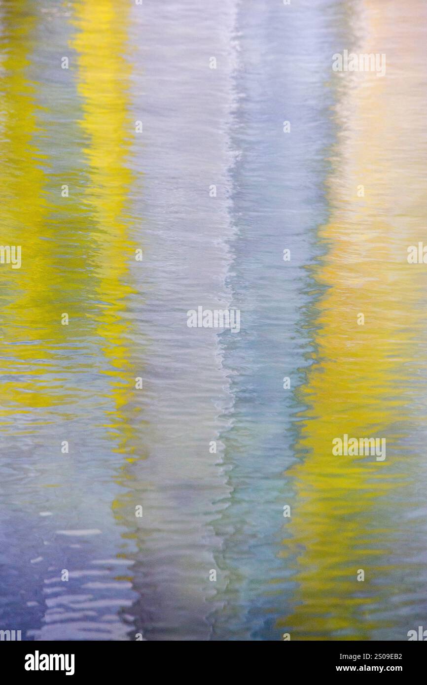 La riflessione in acqua Foto Stock