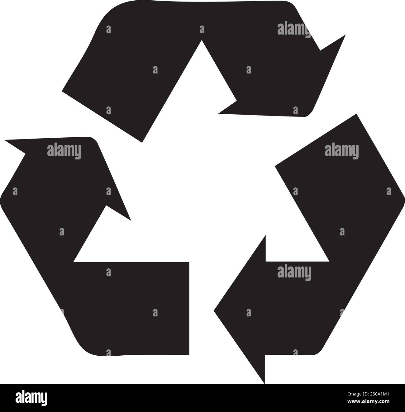 design vettoriale a colori per riciclare, riciclare icone Illustrazione Vettoriale