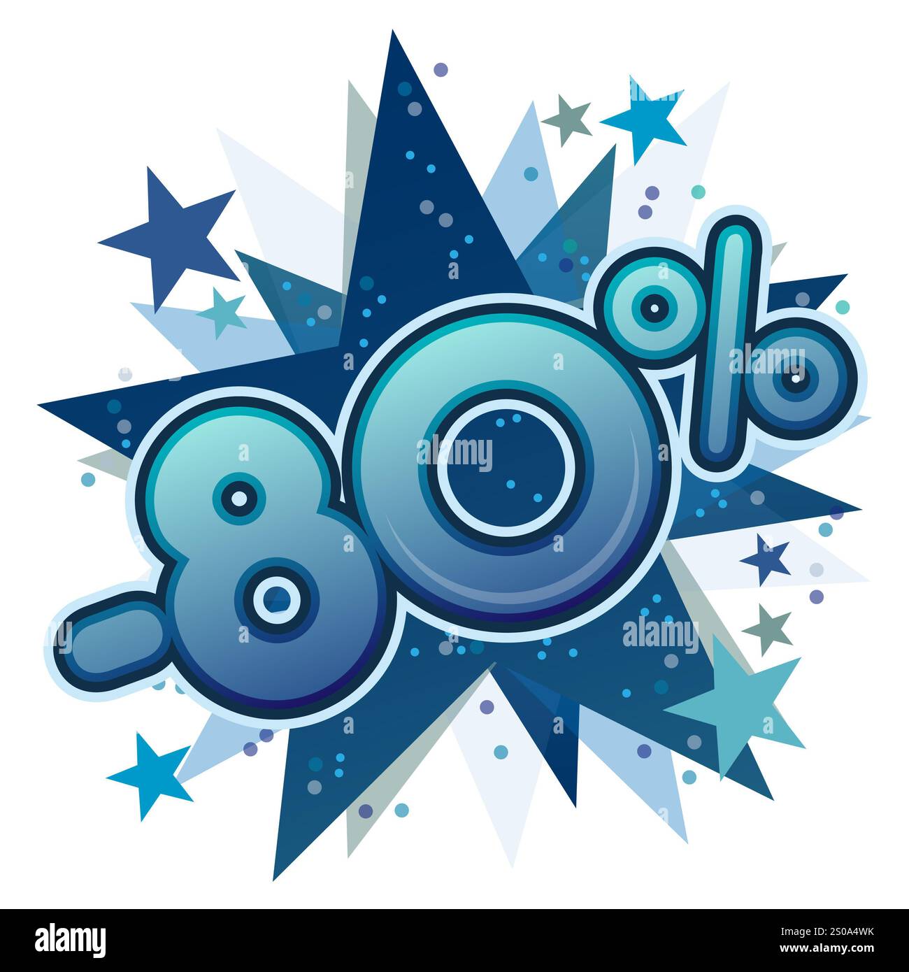 Percentuale di sconto su un adesivo Foto Stock