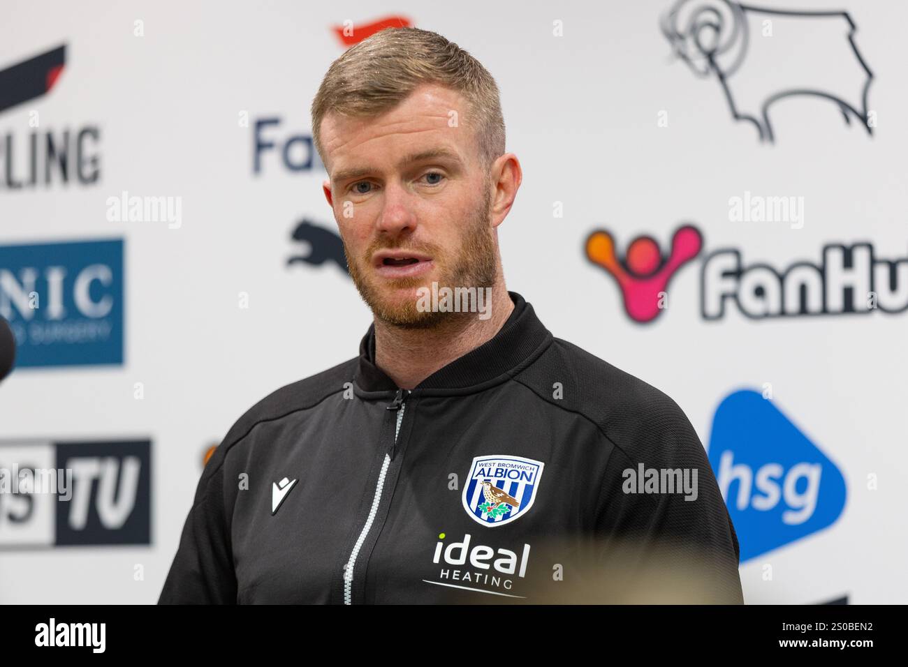 Chris Blunt West Bromwich Albion, manager ad interim West Foto Stock