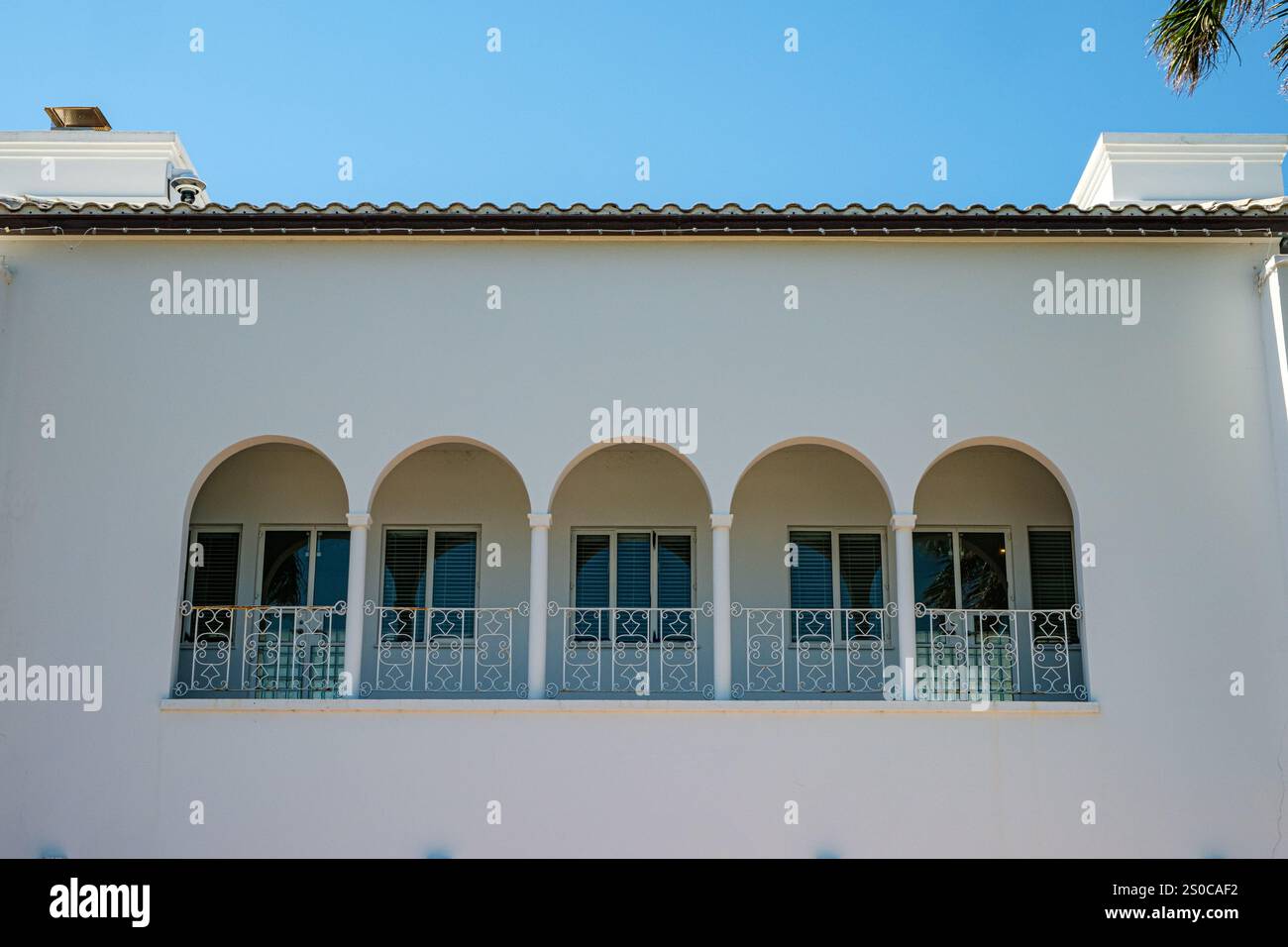 Mansion at Tuckahoe, ne Indian River Drive, Jensen Beach, Florida Foto Stock