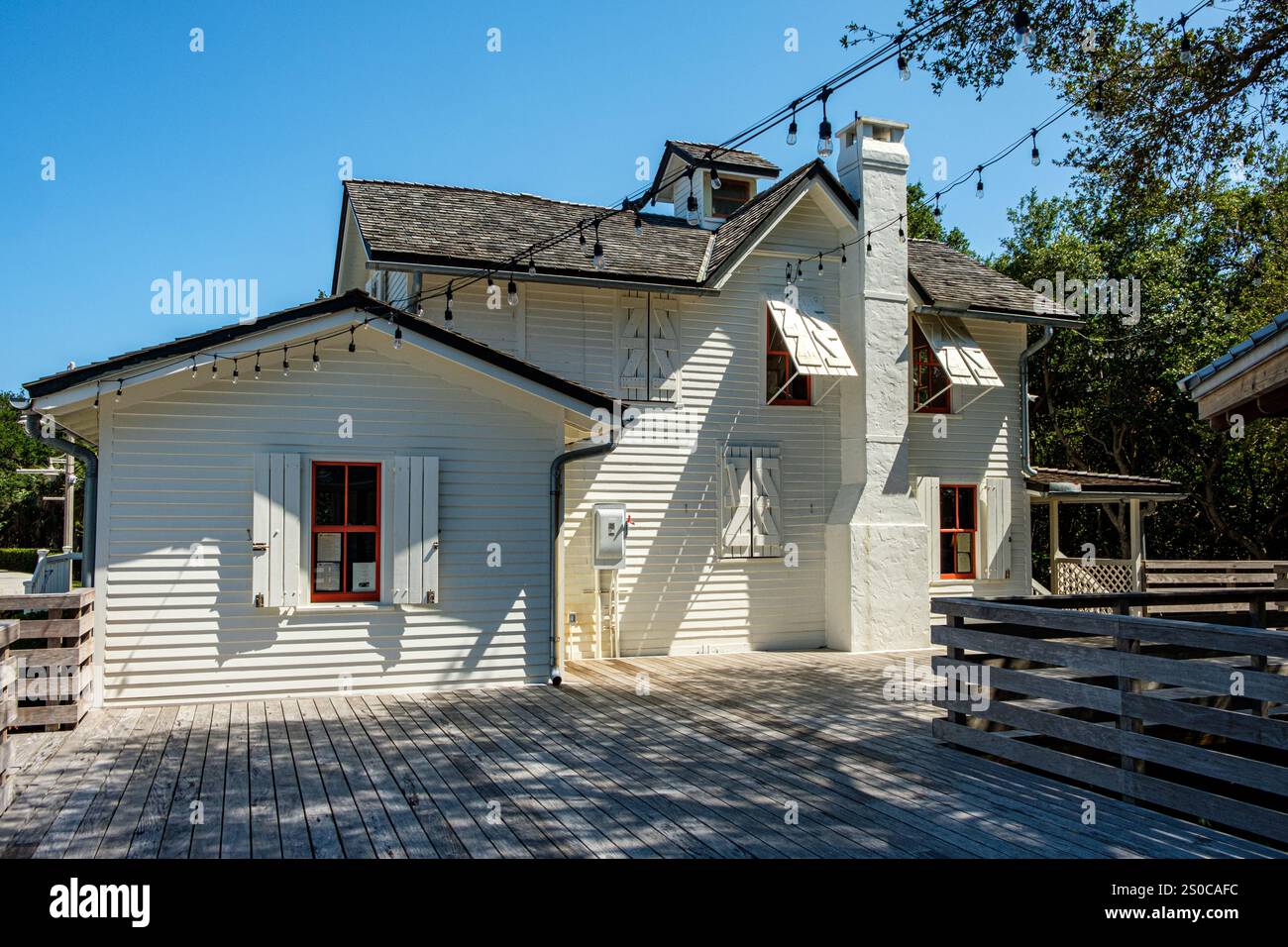 Capitano Henry Sewall House, ne Indian River Drive, Jensen Beach, Florida Foto Stock