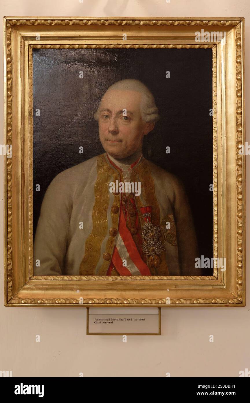 Vienna, Austria. 12 dicembre 2024. Museo di storia militare, Istituto di storia militare di Vienna, Feldmaresciallo Moritz Conte Lacy (1725-1801), olio su tela Foto Stock