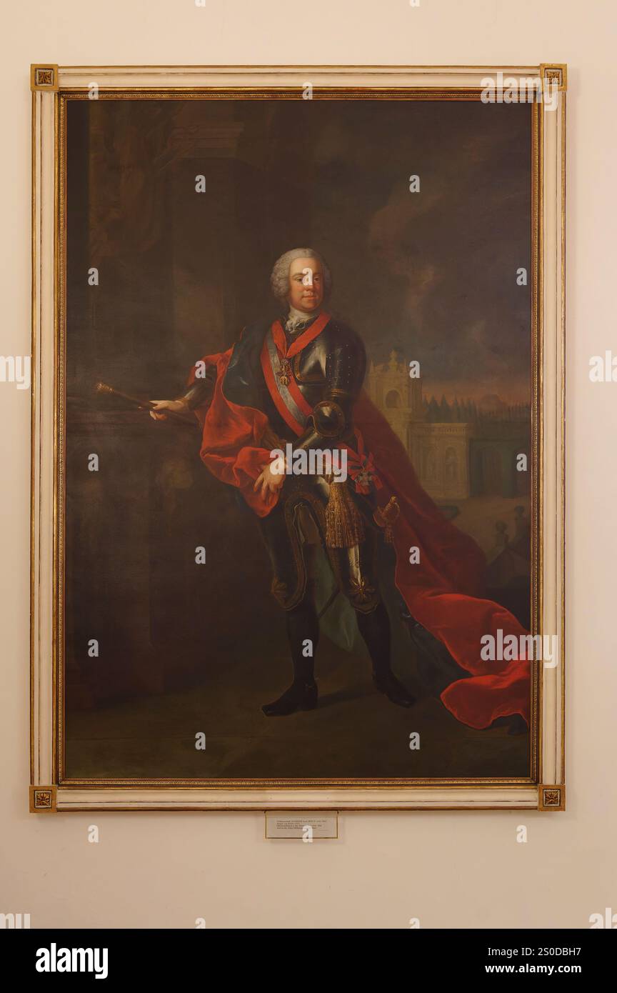 Vienna, Austria. 12 dicembre 2024. Museo di storia militare, Istituto di storia militare di Vienna, Feldmaresciallo Leopold Conte Daun (1705-1766), olio su tela Foto Stock