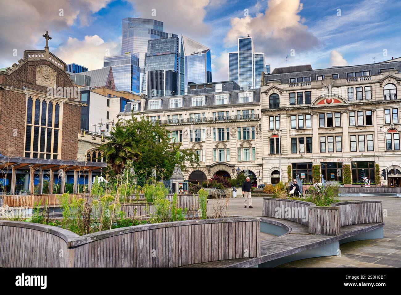 All Hallows by the Tower, City of London, Buildings of the Financial District, London, England, UK Foto Stock