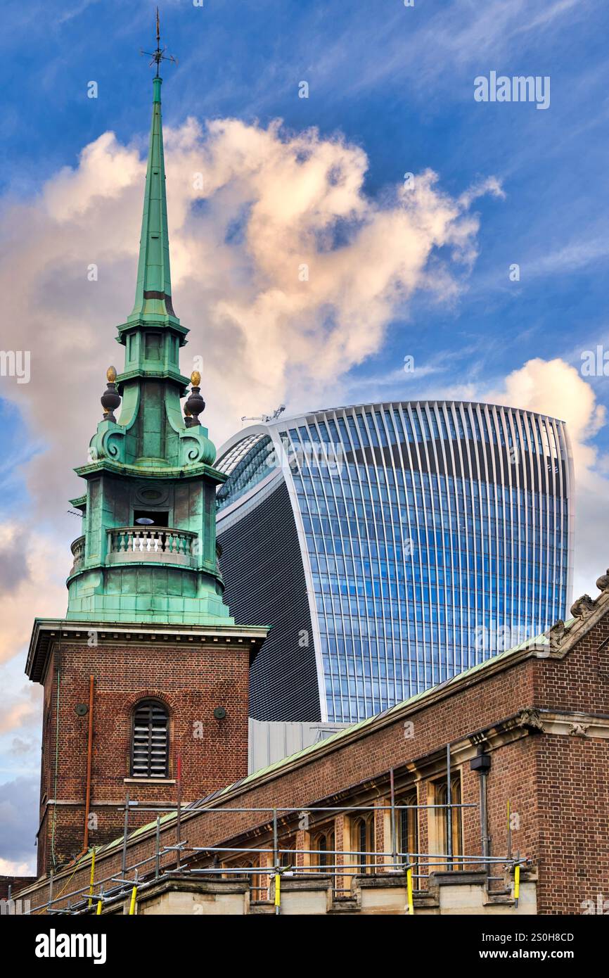 Sky Garden, All Hallows by the Tower, City of London, Buildings of the Financial District, London, England, UK Foto Stock