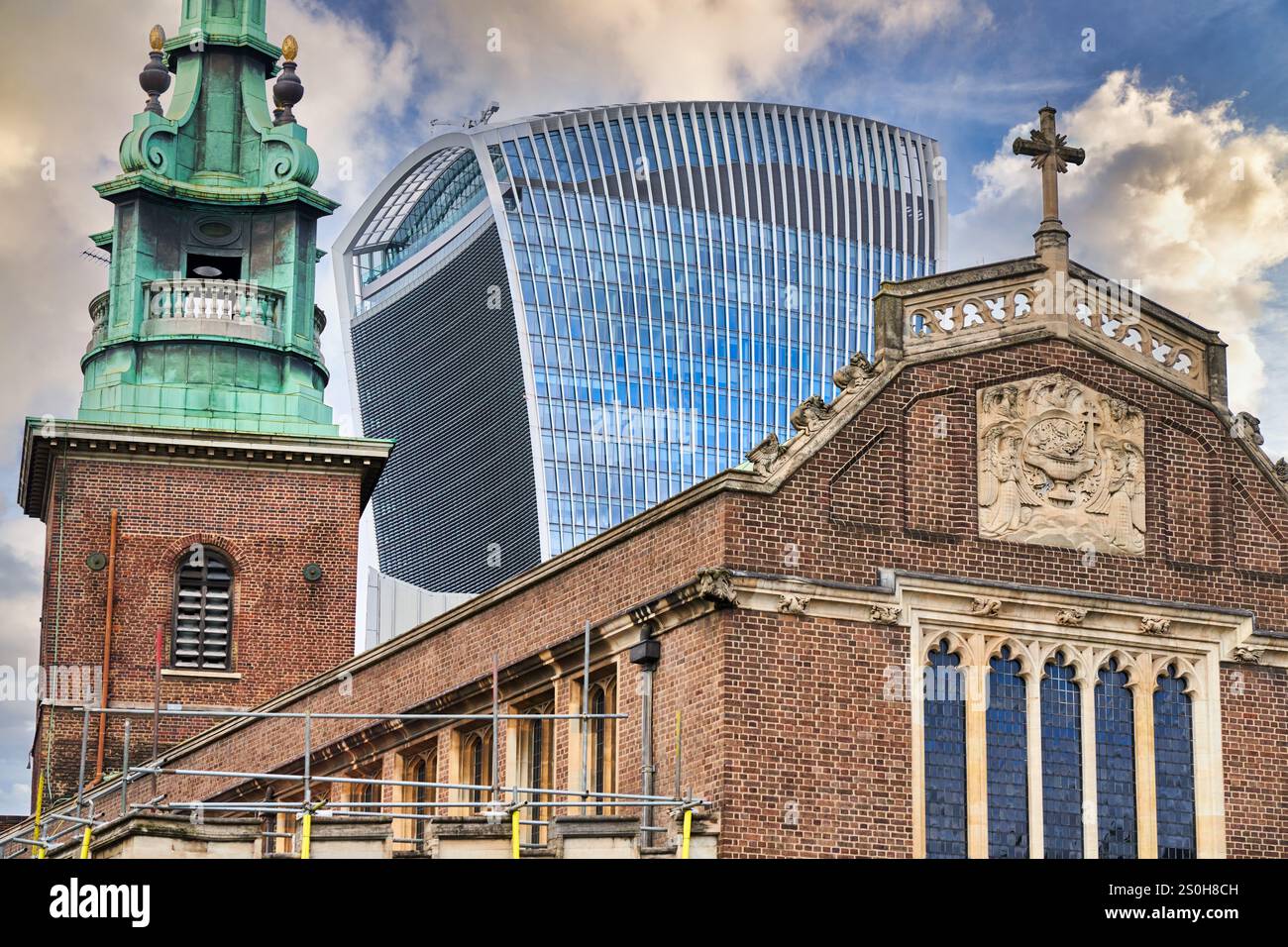 Sky Garden, All Hallows by the Tower, City of London, Buildings of the Financial District, London, England, UK Foto Stock