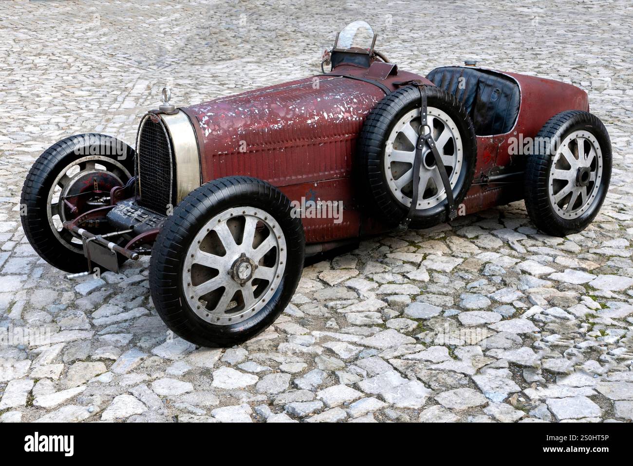 1928 Bugatti Type 35C Grand prix al Concorso di Hampton Court 2020 Foto Stock