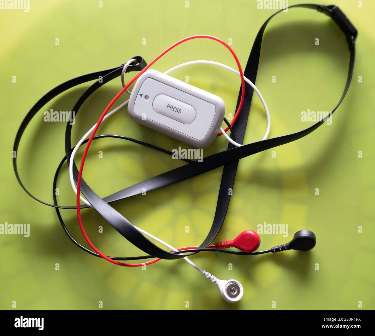 Heart monitor a tre canali Foto Stock