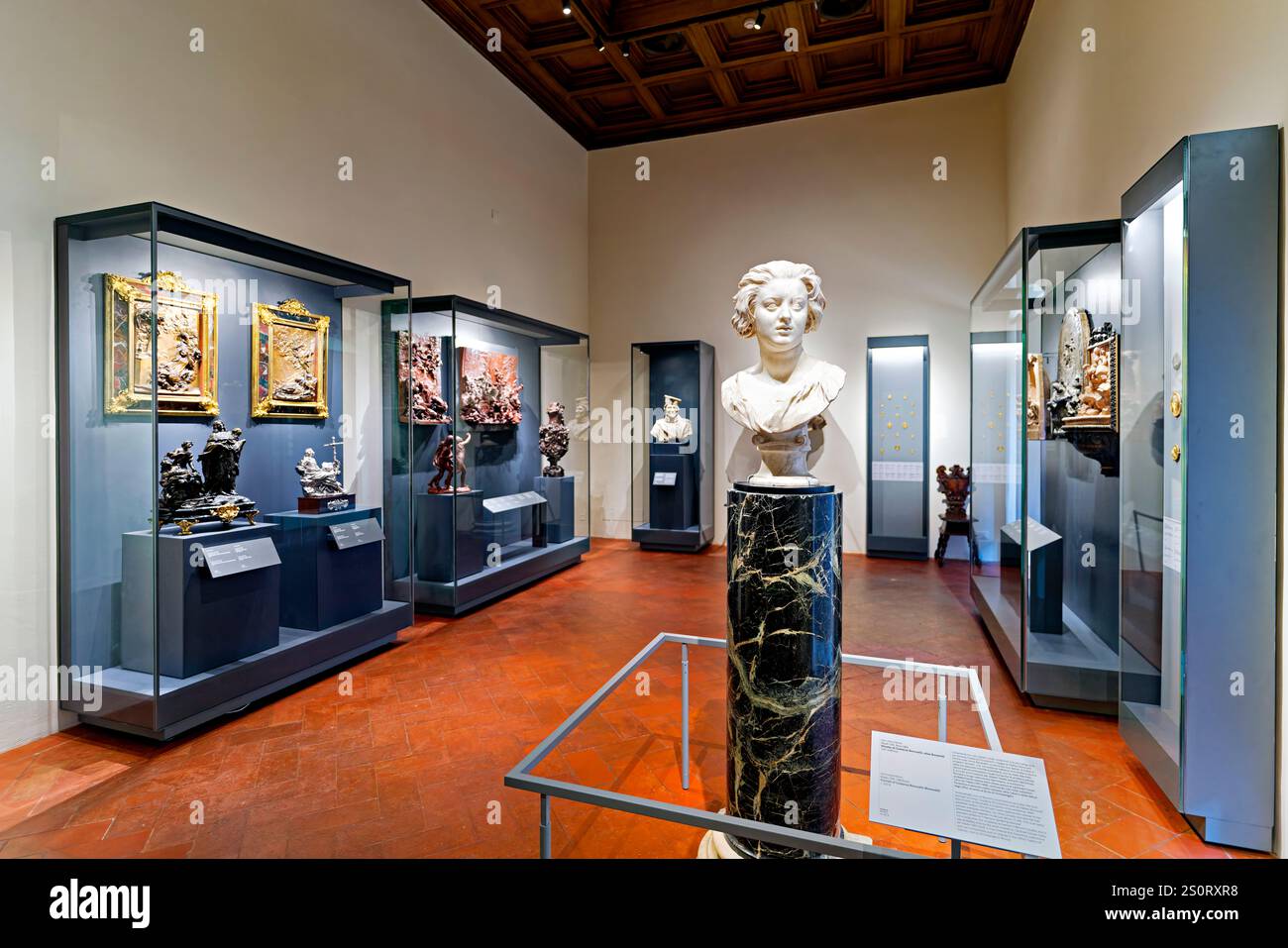 Firenze Toscana Italia. Museo Nazionale del Bargello. Museo d'arte nazionale. Bernini. Ritratto di Costanza Bonucelli Bonarelli Foto Stock