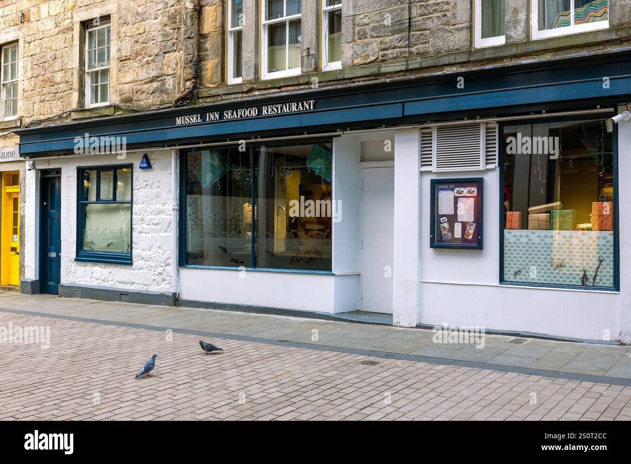 Mussel Inn Seafood Restaurant in Rose Street, Edimburgo, Scozia, Regno Unito Foto Stock
