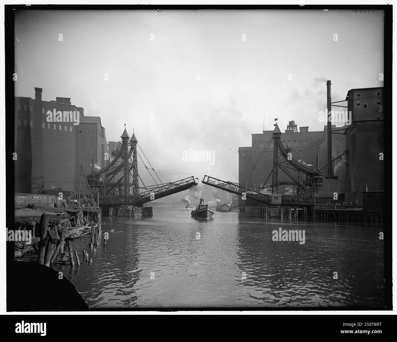 Ponte di Jack-Knife, Buffalo, New york, New york Foto Stock