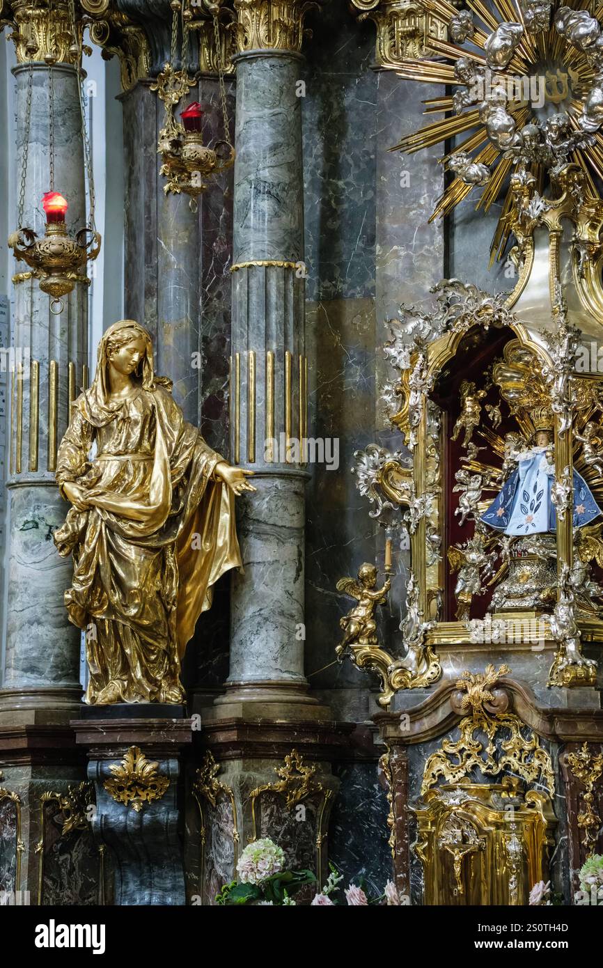 Gesù bambino di Praga, Chiesa del Gesù bambino di Praga, Chiesa di nostra Signora Vittoriosa. Praga, Repubblica Ceca, Cechia. Foto Stock