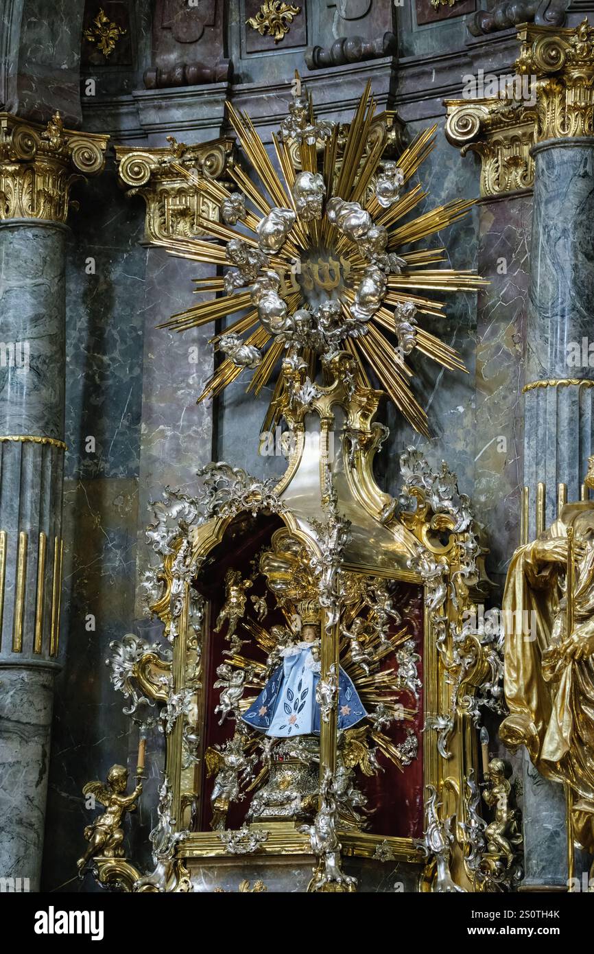 Gesù bambino di Praga, Chiesa del Gesù bambino di Praga, Chiesa di nostra Signora Vittoriosa. Praga, Repubblica Ceca, Cechia. Foto Stock