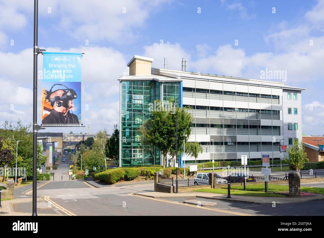 UK University of Bradford University UK Norcroft Building Institute of Life Science Research Bradford Yorkshire Inghilterra Regno Unito GB Europa Foto Stock