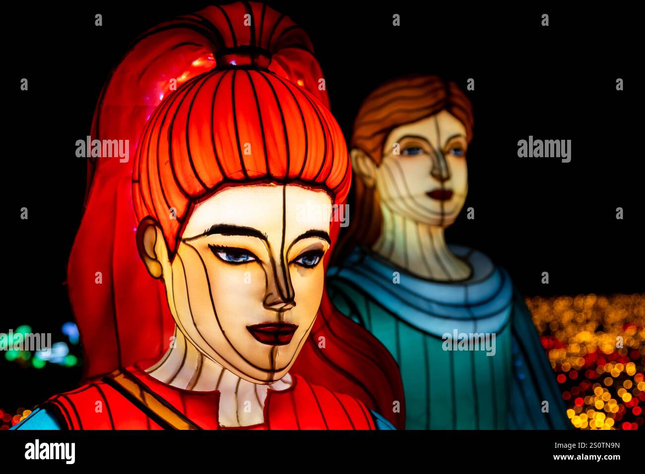 Festival of Light Longleat 28/12/2024 Foto Stock
