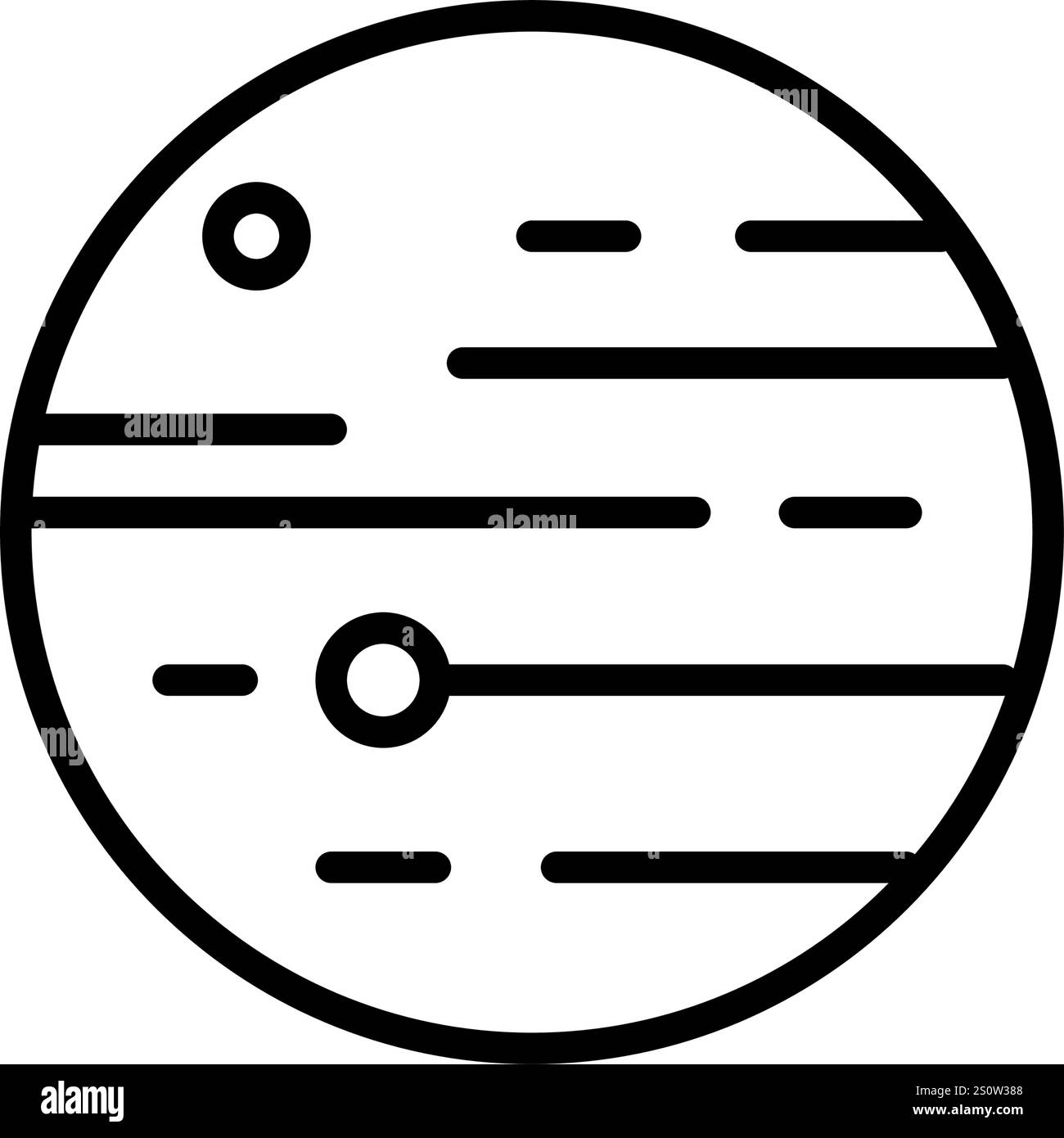 pianeta - icona vettoriale Illustrazione Vettoriale