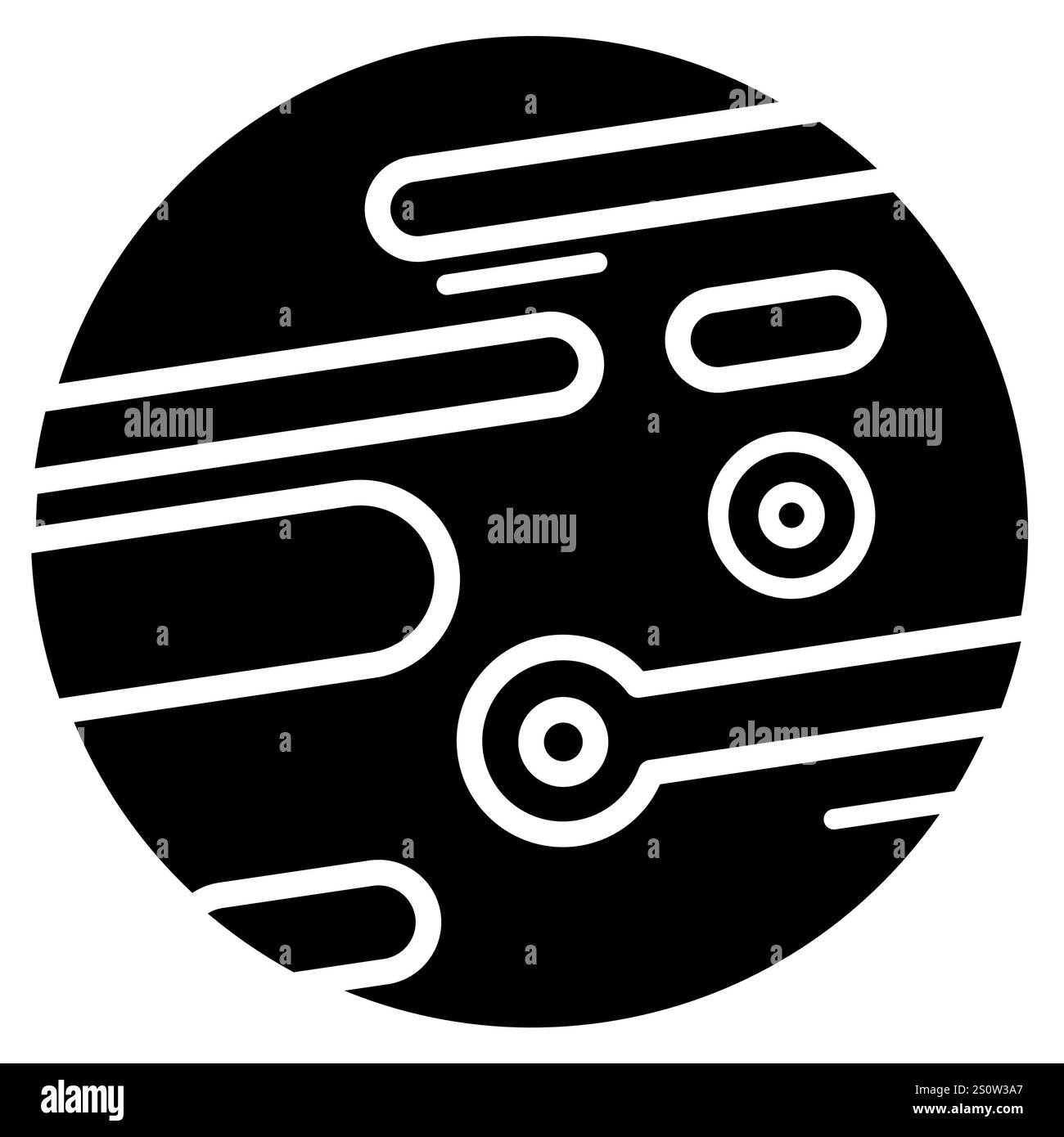 pianeta - icona vettoriale Illustrazione Vettoriale