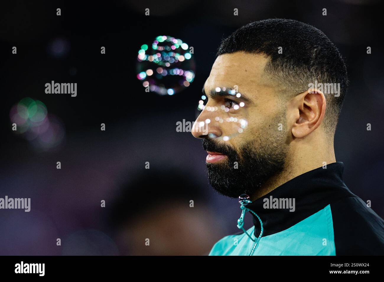 LONDRA, Regno Unito - 29 dicembre 2024: Mohamed Salah del Liverpool durante la partita di Premier League tra il West Ham United FC e il Liverpool FC al London Stadium (credito: Craig Mercer/ Alamy Live News) Foto Stock