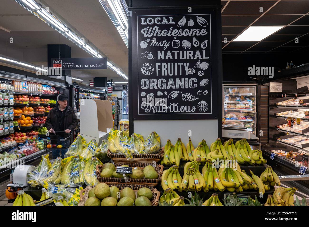 D'Agostino Grocery Store a New York City, Stati Uniti 2024 Foto Stock
