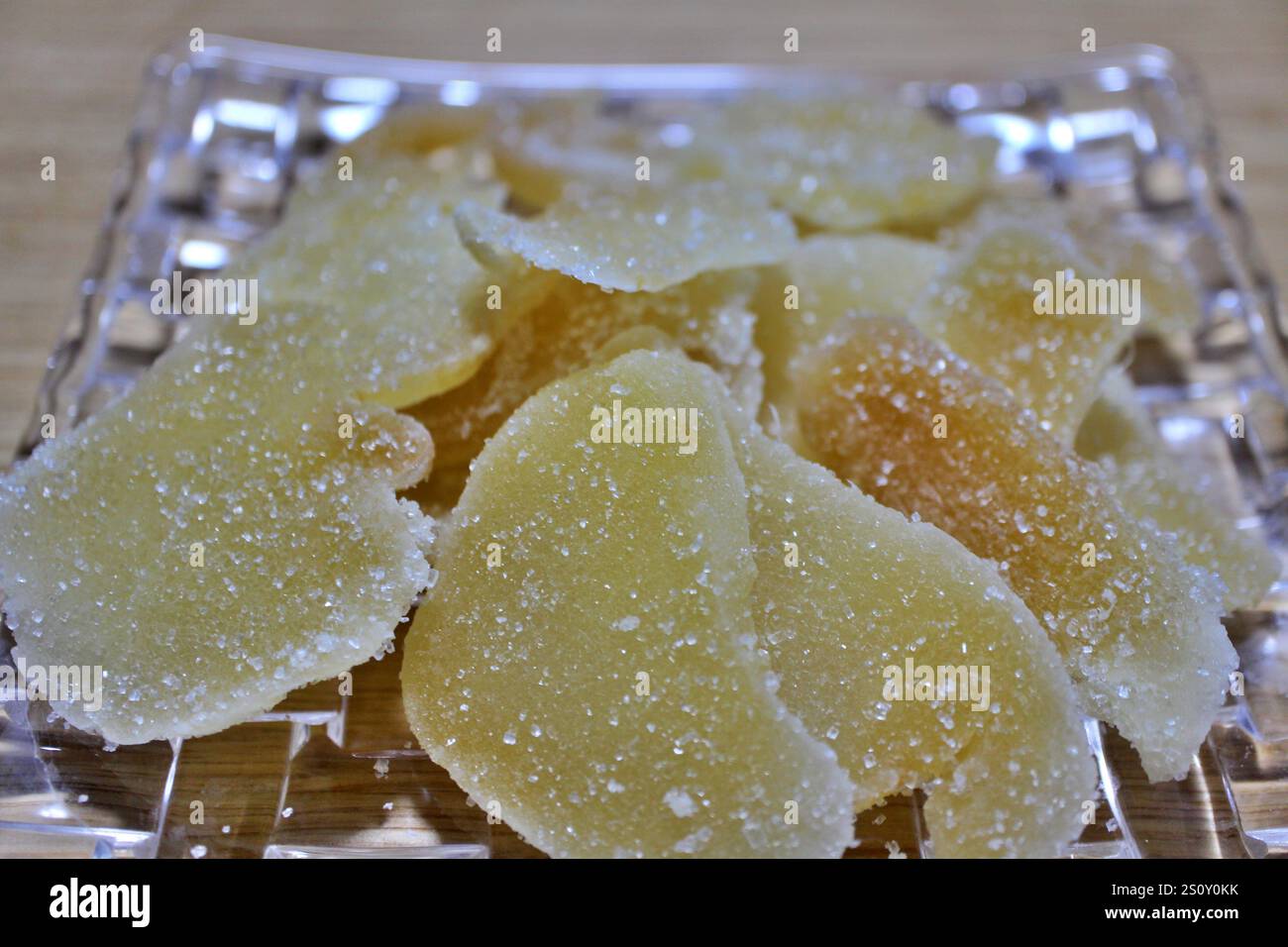 Zenzero essiccato acquistato in un supermercato di Tokyo, Giappone Foto Stock