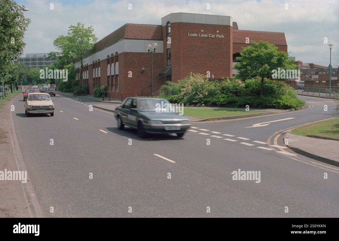 Il parcheggio Lode Lane nel centro di Solihull Foto Stock