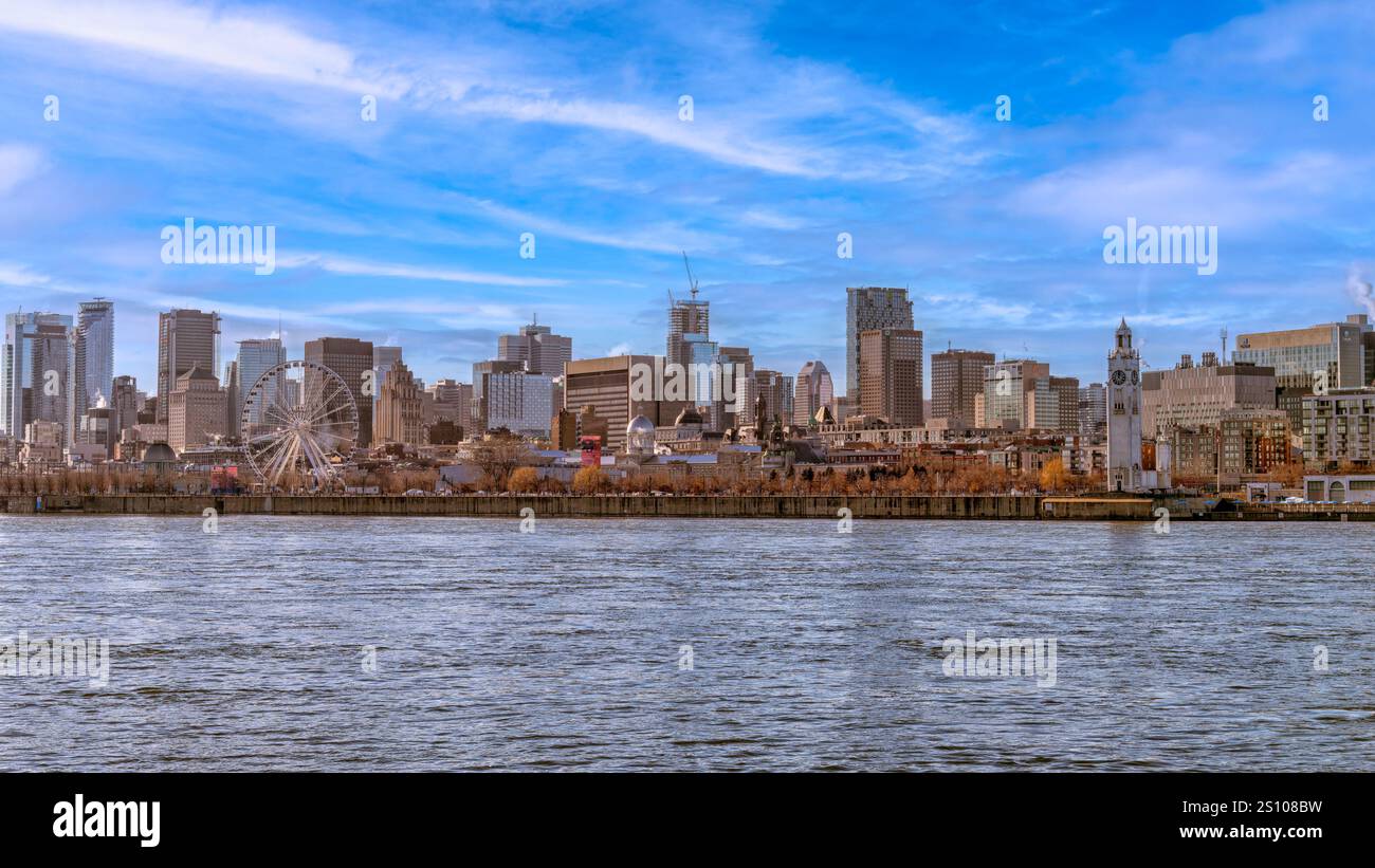 Skyline di Montreal - vedute Foto Stock