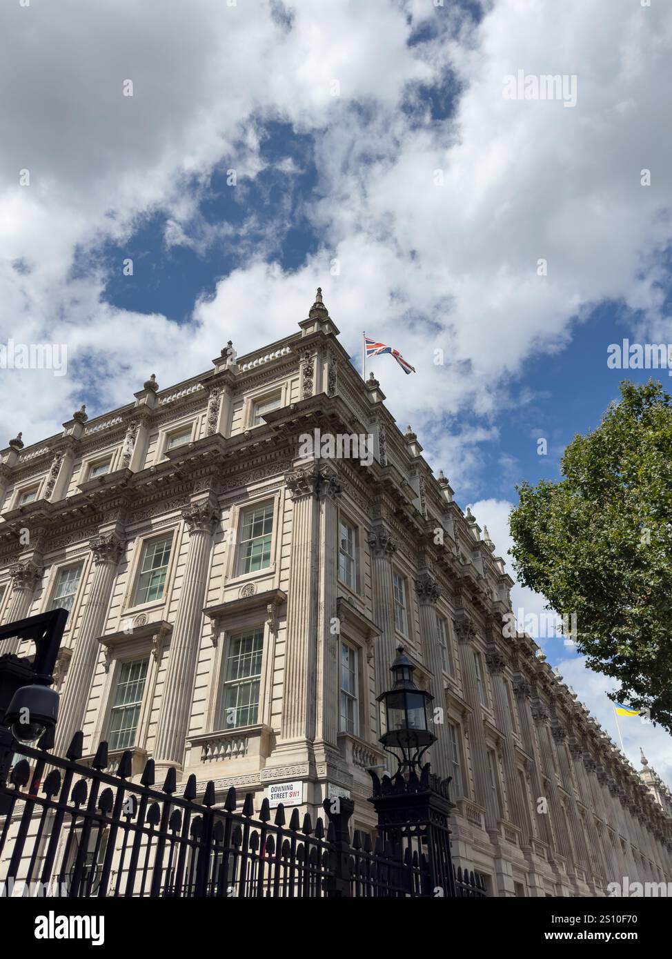 Londra, Regno Unito - 29 giugno 2023: La famosa Downing Street numero 10. Foto Stock