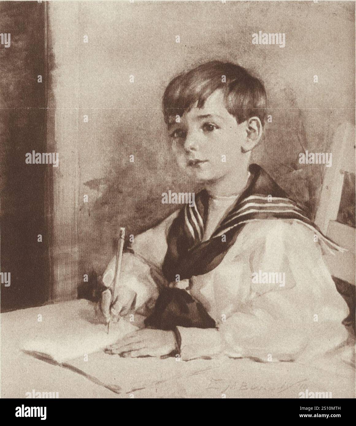 Elinor M. Barnard - David, figlio di William Waldorf Astor, di Londra. Foto Stock