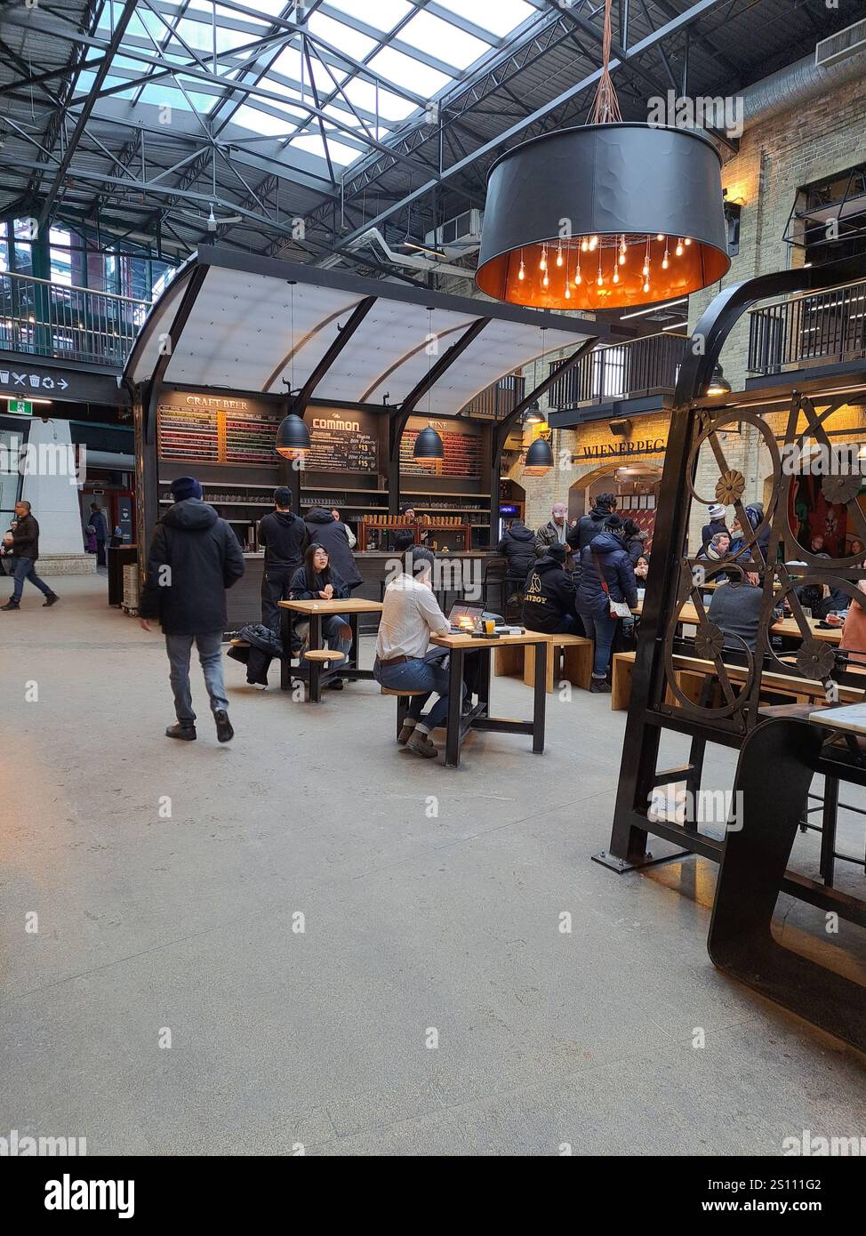 Aziende all'interno di The Forks nel centro di Winnipeg, Manitoba, Canada Foto Stock