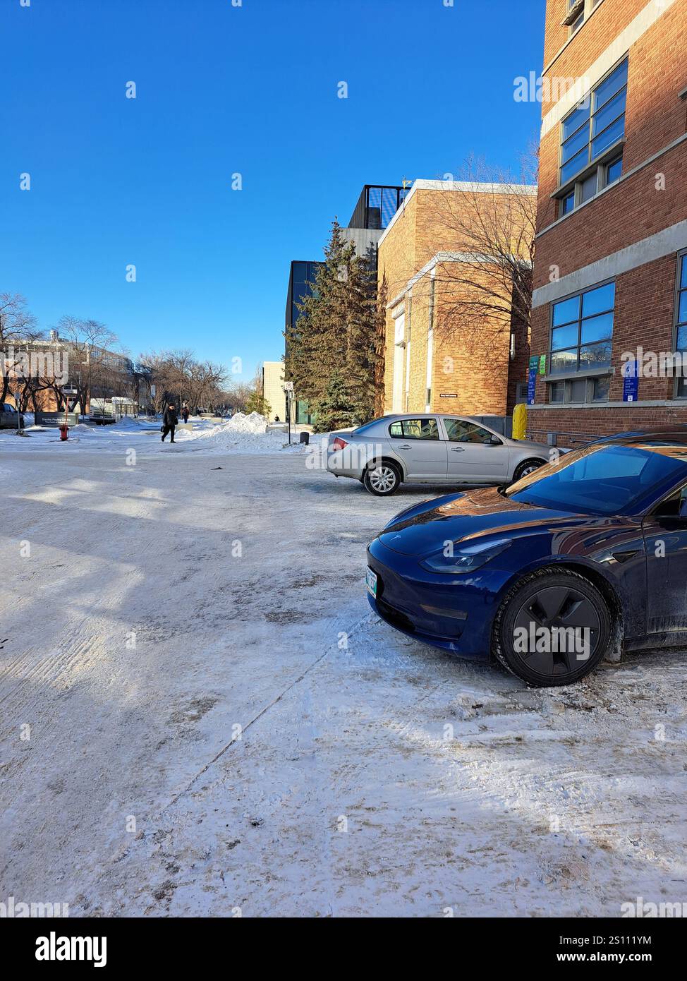 Campus della University of Manitoba Price Faculty of Engineering sul Chancellors Circle a Winnipeg, Manitoba, Canada Foto Stock
