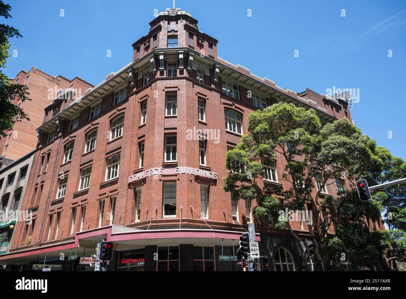 Commerce Buildings, Sussex Street, Central Business District, CBD, Sydney, NSW, Australia Foto Stock