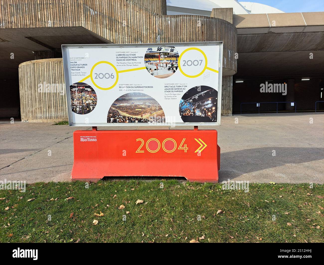 2006 - 2007 Storia dello Stadio Olimpico a Montreal, Quebec, Canada Foto Stock