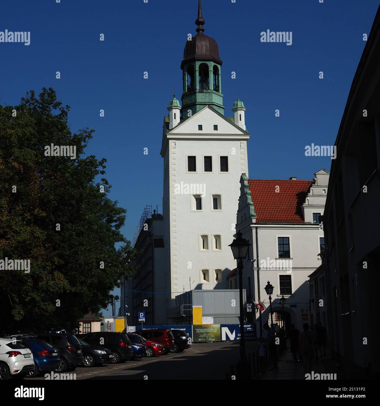 La torre del castello del duca di Pomerania Szczecin Polonia Foto Stock
