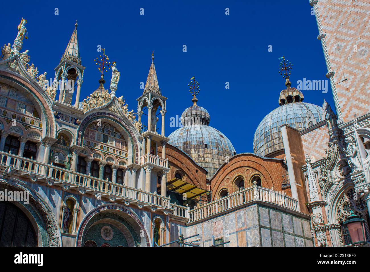 Venezia, Palazzo Ducale d'Italia e architettura circostante Foto Stock