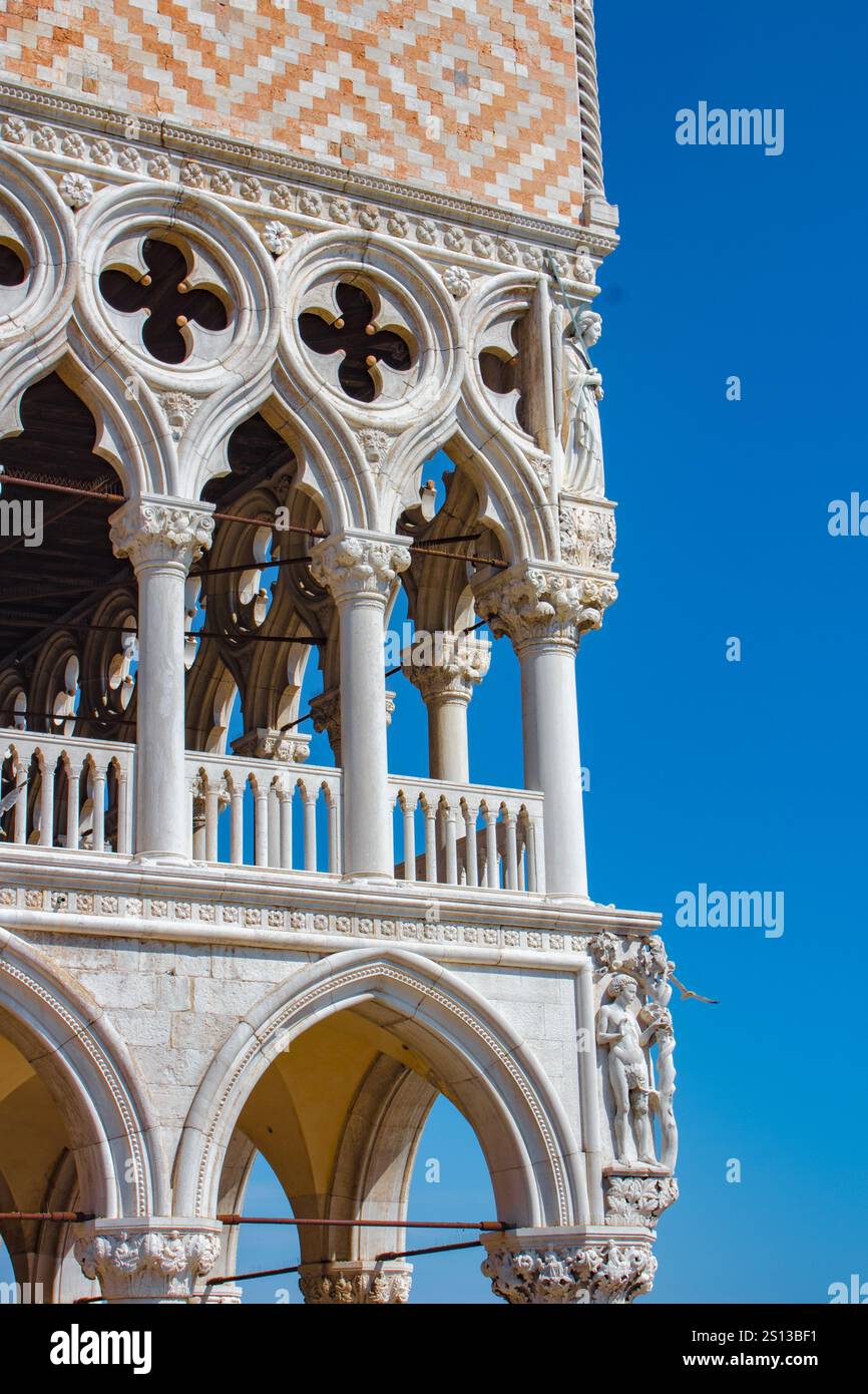 Venezia, Palazzo Ducale d'Italia e architettura circostante Foto Stock