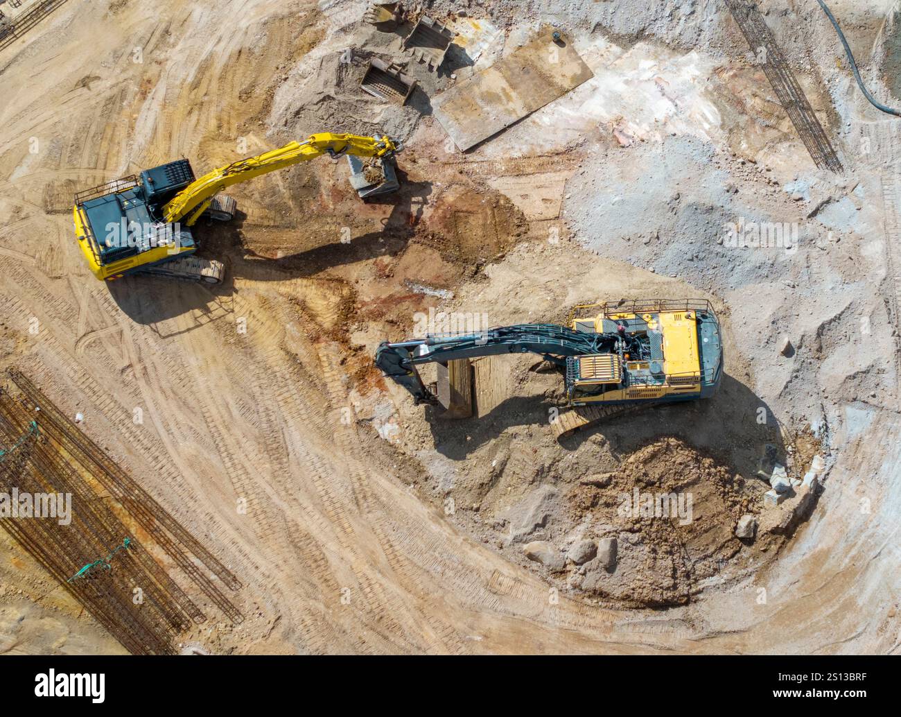 Cantiere in via di autorizzazione per una nuova abitazione a Sydney. Foto Stock