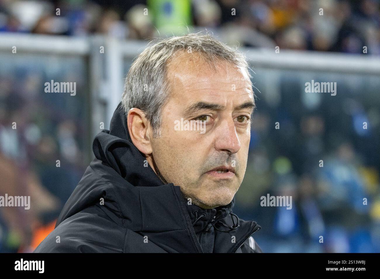 Como, Italia. 30 dicembre 2024. Marco Giampaolo allenatore Lecce durante la serie A Match Como vs Lecce - Como dicembre 30 2024 crediti: Kines Milano/Alamy Live News crediti: Kines Milano/Alamy Live News Foto Stock