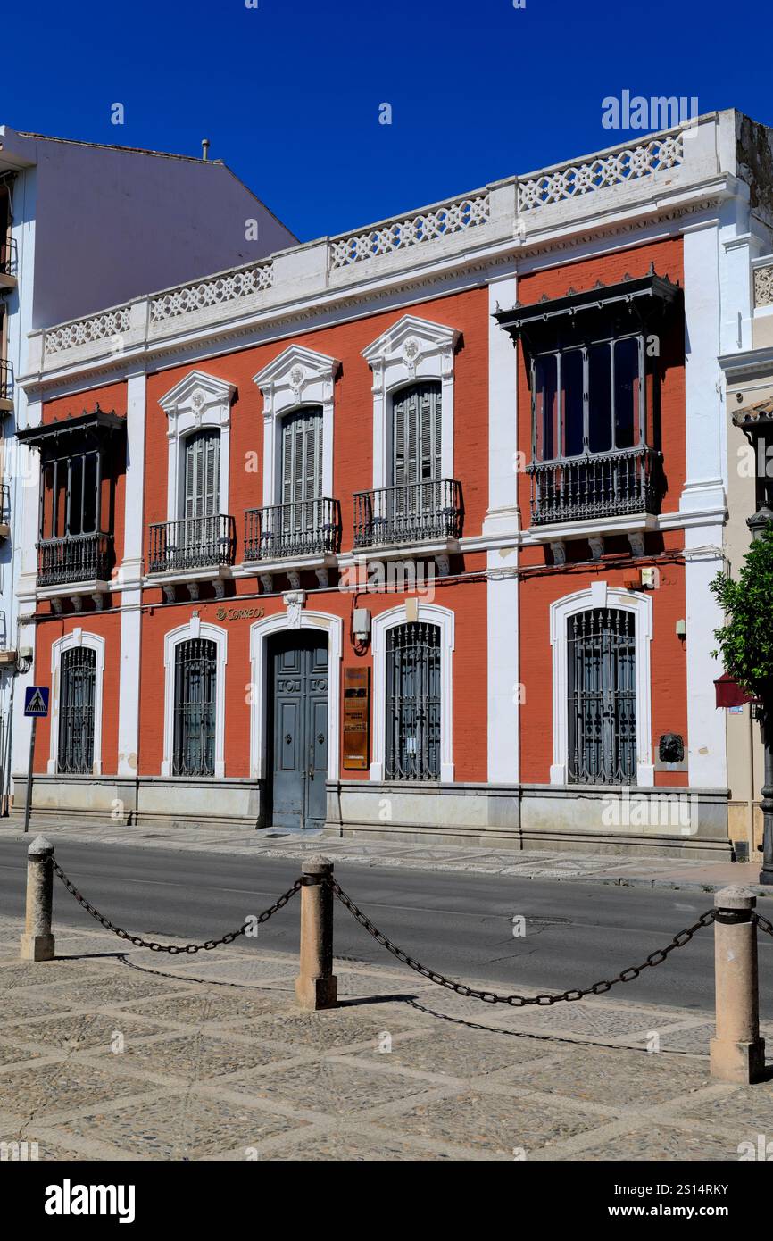 Il Correos, edificio dell'ufficio postale, Ronda City, Andalusia, Spagna Foto Stock