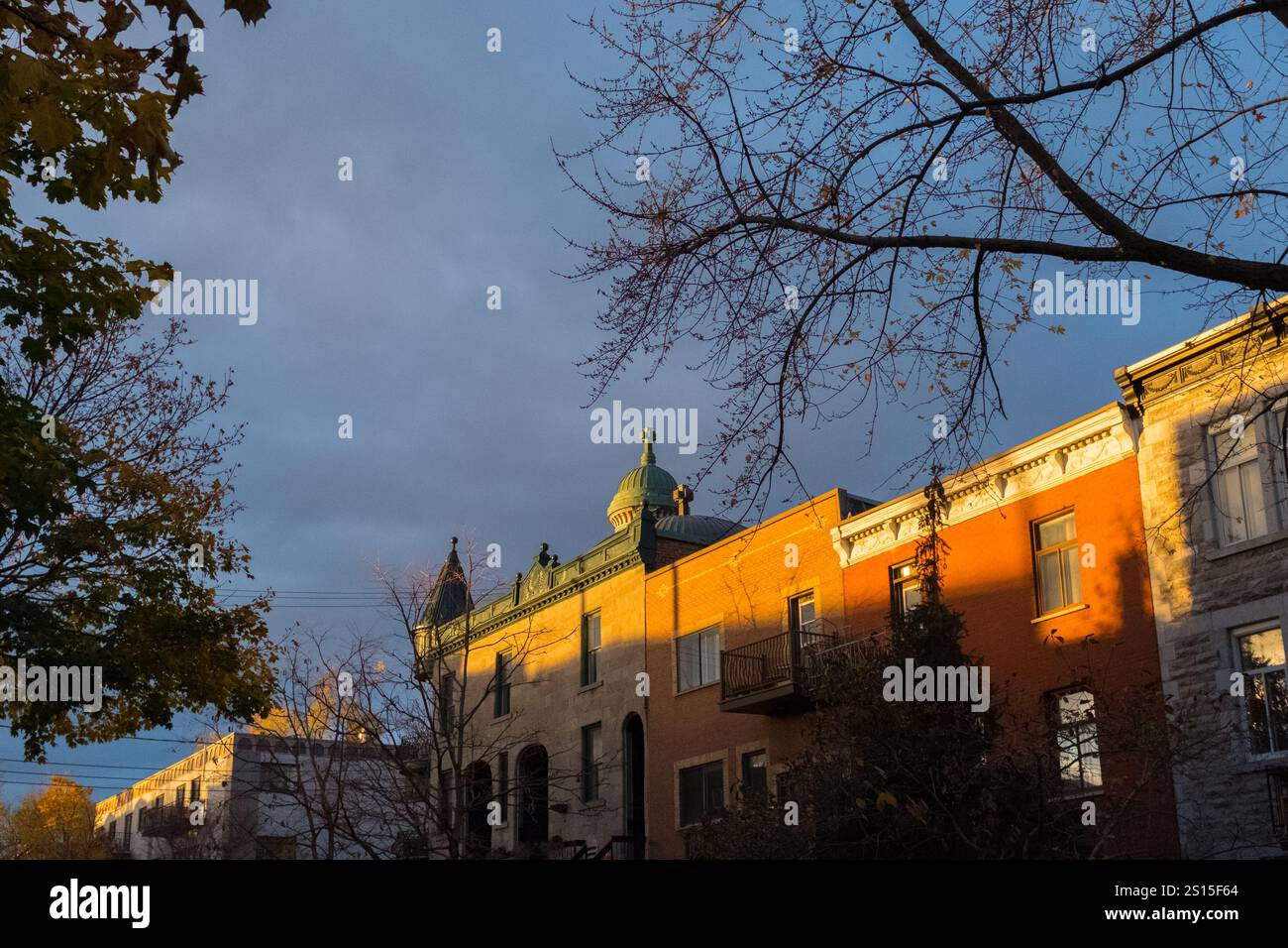 Quartiere Mile End a Montreal, Canada Foto Stock