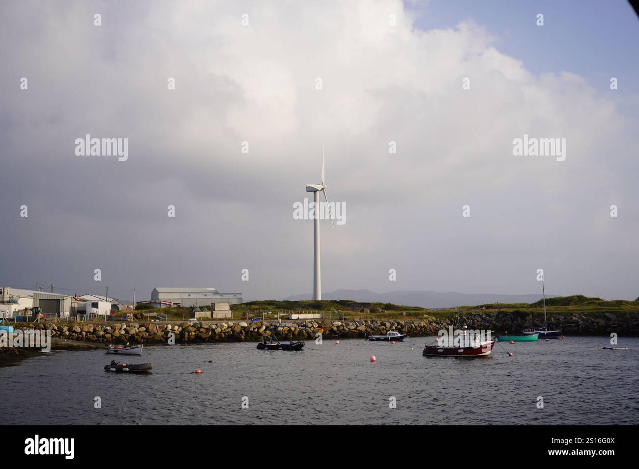 Barca per l'isola di Arranmore a Donegal - agosto 2024 Foto Stock