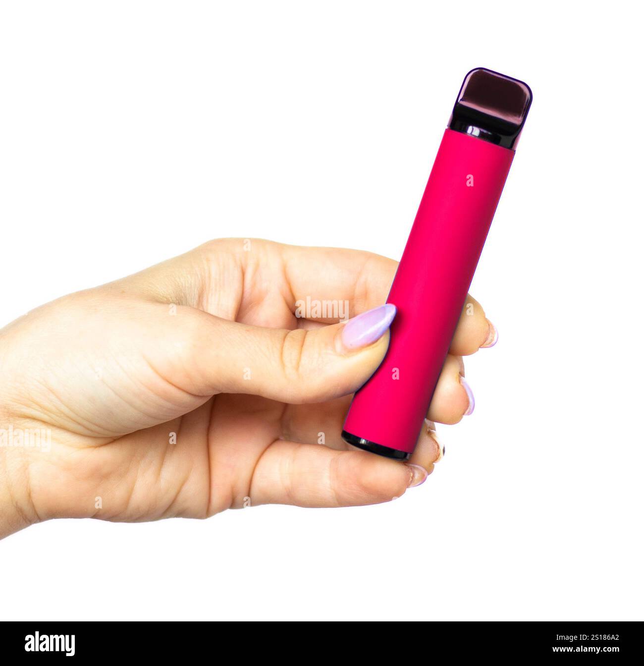 Sigaretta elettronica monouso. Il concetto di fumo moderno, svapo, nicotina Foto Stock